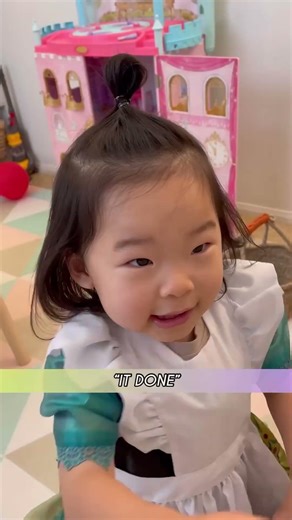 Toddler opens a bakery to sell magical donuts #shorts