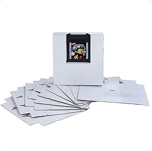10 PCS Carton Replacement for Nintendo Gameboy & Gameboy Color GBC Game Cartridge US Version, Cardboard Inner Inlay Insert Tray