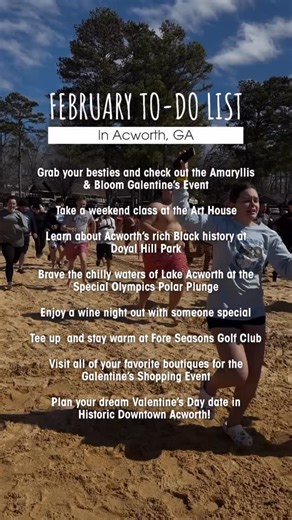 February is one for love and community, so come spend it with us! 💕 Plan your outing at www.visitacworth.com! | Visit Acworth
