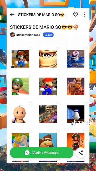 Súper Mario Stickers - ¡Decora tus fotos con Mario Bros! 🎮