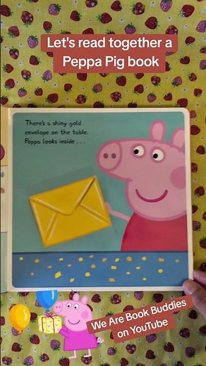 Let's read together a Peppa Pig book. Peppa's Surprise Party 🎈🎂