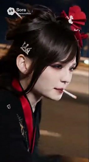 振袖女子のヤンキー女子がヤンシャバイクで首都高を爆速！走る沢山の車を右に左にごぼう抜き！パトカー3台が追走