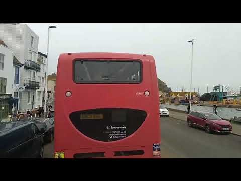 🇬🇧 BUS JOURNEY (TIMELAPSE) | Stagecoach South East The Wave 100: Hastings, Conquest Hospital - Rye