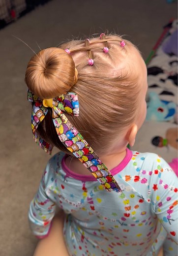 we are obsessed with ballerina buns here! This turned out super cute 🥰 #girlmom #kidshairstyles #kidshair #toddlerhairstyles #babyhairstyles #littlegirlhairstyles #littlegirlhairideas #hairideas #kidshairideas #toddlerhairideas #schoolhairstyles #littlegirlhair #bubblebraids #viralhair #toddlerhairproducts #toddlerhair #easyhairstyles #easyhairstylesforgirls #toddlerhairstyles #hairtutorials #toddlerpigtails #toddlerbuns #bunhairstyle #ballerina #ballerinabun