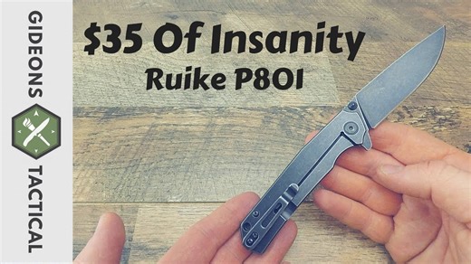 $35 Ruike P801 EDC knife high value tested