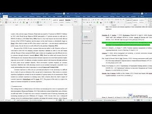 Fastest way to match citation and references