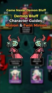 Two characters and still my shortest video | Demon Bluff Minion & Twin Minion Guide