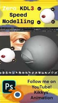 Zero KDL3 - Speed Modelling #speedmodeling #kirby #nintendo #blender #3dmodel #3d #3dart