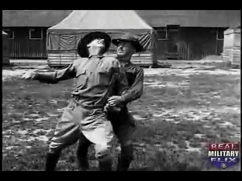 U.S. Army's Basic Hand To Hand Fighting of World War 1 (Silent film)