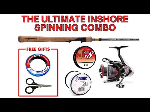 Ultimate Inshore Spinning Combo Bundle [Rod, Reel, Line & MORE!]
