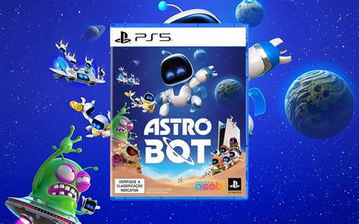 Astro Bot em mídia física para PS5 em pré-venda por R$ 299,90 na Amazon - Adrenaline