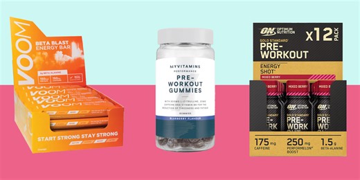 The best pre-workout supplements for a boost of energy before the gym, approved by nutritionists