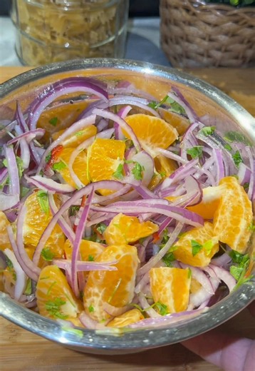 Ceviche de Tangerina (Salada de Tangerina) – Receita Refrescante