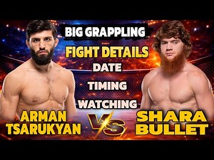 Arman Tsarukyan vs Shara Bullet | Grappling Match Full details | Hype FC | Full Analysis Hindi