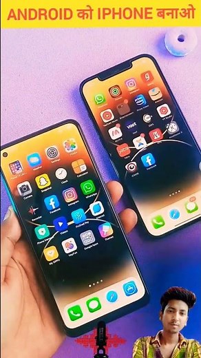 Android ko iphone kaise banaye ⚡ How to Make Android into Iphone #shorts ?