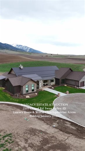 🏡 Luxury Property Auction Open House 2399 Chapel Road | Swan Valley, Idaho 🗓️ Open House: 1/18 | 1–3 PM 📍 Swan Valley, ID 83449 Now offered at auction, this extraordinary 46.41-acre equestrian estate presents a rare opportunity to bid on one of Swan Valley’s most impressive legacy properties. Swan Valley has quietly become a celebrity retreat in recent years, highlighted by Jimmy Kimmel’s luxury renovation of the South Fork Lodge—drawing chefs, fly-fishing enthusiasts, and creatives seeking p