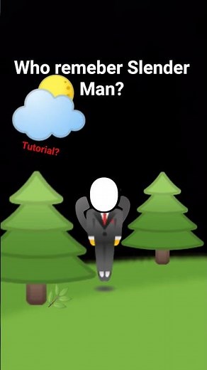 Who remeber Slender Man? tutorial? #slenderman #creative #helpmemakethismakesense