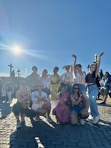 38K views · 180 reactions | Surprise Bollywood-Tollywood flashmob near Charles Bridge for a corporate company! ❤️ #flashmob #bollywood #tollywood #indianflashmob #indiandance #corporateevent #choreography #indiandanceinprague #indiandanceprague #dancesandeep #prague #czechrepublic #europe | Dance Sandeep | Facebook