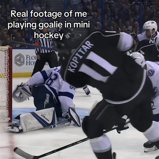 I swear i make the nastiest saves in mini hockey it’s crazy #hockey #fyp #nhl #trending #xybca