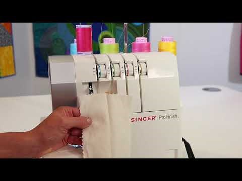 Singer 14CG754 ProFinish Serger Overlock 19 4-Thread Overlock Construction Seam
