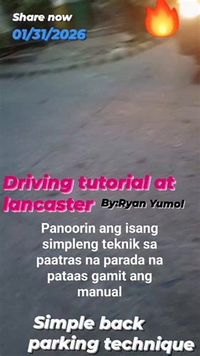 Watch and learn" back parking (high level) | Driving tutorial at lancaster -page 1