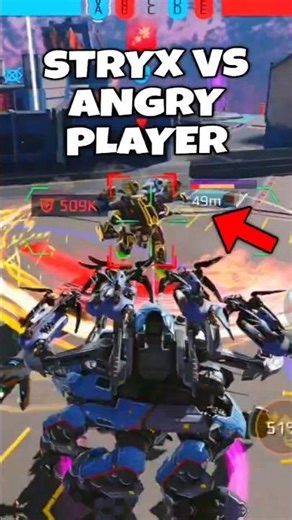 Angry P2W Player RAGES & FAILS to Kill My Stryx 🤬😂 | War Robots 11.4