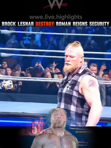 Brock Lesnar vs. Roman Reigns WWE Fight