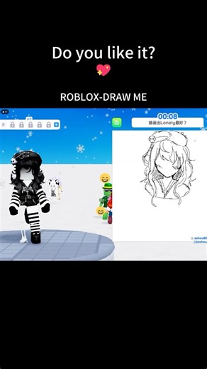 Soft & Cute Sketches in Roblox Draw Me ✨🧸 #4 #art #roblox #drawing #speeddrawing