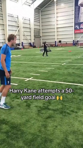 Harry Kane Attempting a 50-Yard Field Goal
