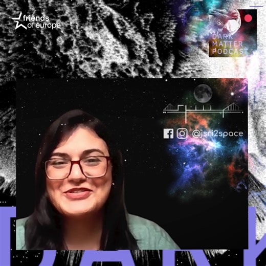 ️☄️ Dark Matter Podcast | Astronauts & the Overview effect This week, we're delighted to be joined by Sahba El-Shawa, Founder of the Jordan Space Research Initiative, to explore the overlooked aspects of security in space and why, in her own words “colonialism continues to propagate into outer space”.  Tune in: https://open.spotify.com/episode/4ISRYzC53PpkEFcoNRnjEG?si=9pgb6ZhGS0eB8QkOlHRx6g #MakingSpaceMatter #SpaceEthics #DarkMatter | Friends of Europe | Facebook