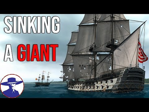 The Tiny and Mighty vs the Giant - Naval Action Multiplayer Gameplay