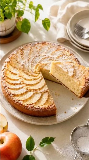 4 Ingredient Apple Cake 🍎