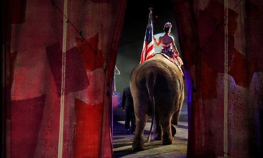 Ringling Bros' remaining circus elephants headed to sanctuary – video