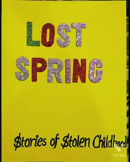 English Art integrated project | 12th standard | lost spring | Batch 2021-22.