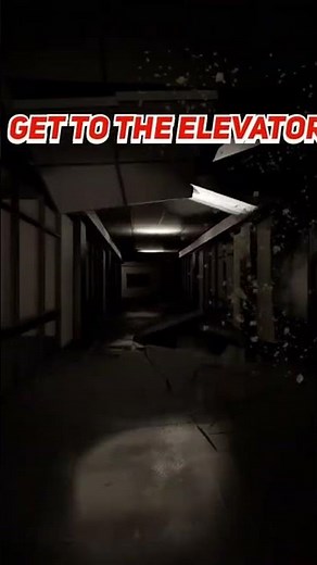 Epic hallway chase #elevatorgame #shorts