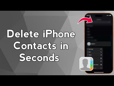 Delete iPhone Contacts in Seconds (Easy Guid