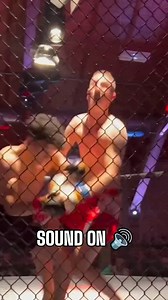 CRAZY! 🔊 That gum shield got sent to row Z! [udesiani.1_mma/IG] | Red Corner MMA