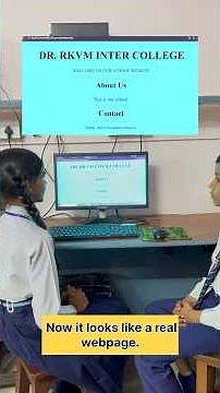 School Website Using HTML & CSS | Beginner Web Development Project | Coding Class #schoollife