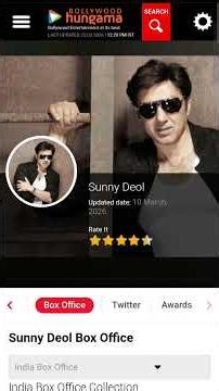 Sunny deol Complete movie list. Bollywood Actor. Blockbuster movie.All movie name.