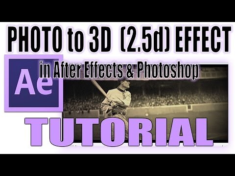 TUTORIAL | How To Animate a Photo | The 2.5D Effect | 3D Using After Effects and Photoshop