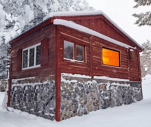 374K views · 10K reactions | Surviving Harsh Winter Wilderness in a Cozy Cabin | Bushcraft Talent | Facebook