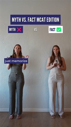 Myth vs. fact: MCAT edition 📚 #shorts