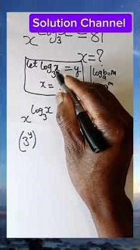 Logarithmic Equation