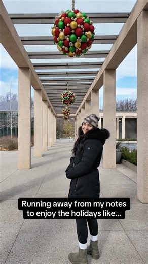 Running away from my notes to enjoy the holidays