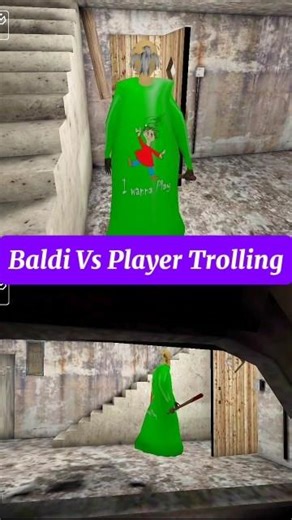 Baldi Vs Player Sauna Trolling Revenge #shorts #trending #trolling #baldi #granny