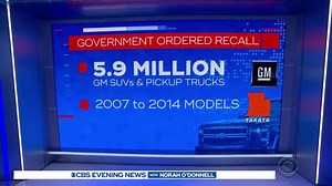 2.8K views · 42 reactions | GOVERNMENT ORDERED RECALL: A federal recall has been issued for nearly six million General Motors SUVs and pick up trucks as part of a larger effort to replace potentially dangerous Takata airbags. The recall affects Cadillac, Chevrolet and GMC models from 2007 to 2014. | CBS Evening News | Facebook