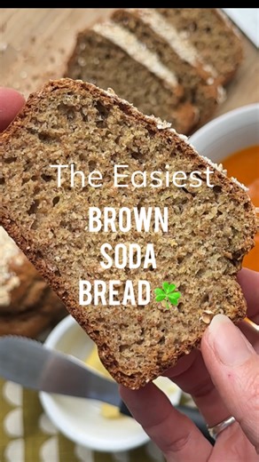 Lou Robbie on Instagram: "Recipe⬇️: Granny’s Brown Bread. This is just 1 of 10 easy bread recipes from my Best Selling cookbook ‘Make and Freeze’. It is so easy to make. My cookbook is available in all good bookshops and online. Thanks to everyone who’s already bought a copy❤️📚 This high fibre Irish sofa bread is great for breakfast with butter and my berry chia seed jam or super in lunchboxes. We love it with homemade soup. If you make it and love it. I would recommend making at least 2 loaves