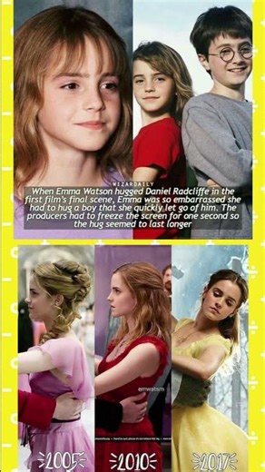 Emma Watson’s Funny Hug Scene with Daniel Radcliffe | Harry Potter Behind The Scenes Fact #viralvide