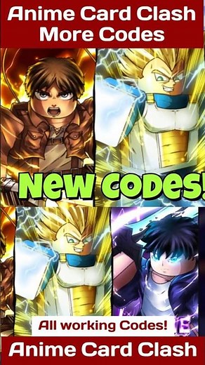 New Codes for Anime Card Clash - New Anime Card Clash Codes