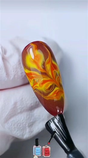 🔥Get the Hottest Nails:💥❤️ Easy Red Hot Nail Art Tutorial💅#redhotNails#nailtutorial#hotnaildesigns